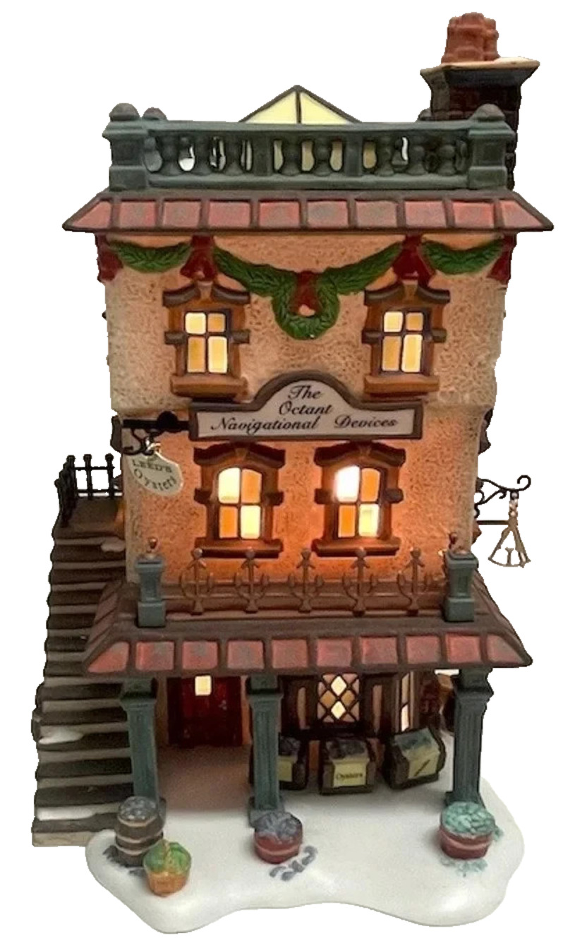 Dept 56 Dickens Village Series Leeds Oyster House 58446 Retired 1999